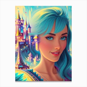 Fantasy Fairytale Princess Canvas Print