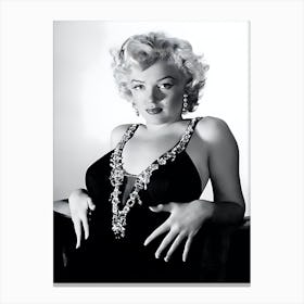Marilyn Monroe Beautiful Sensual Canvas Print