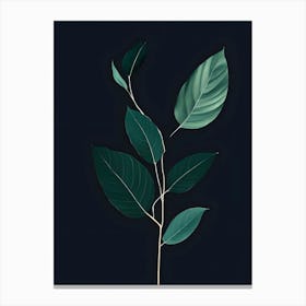 Minimalist Botanical Canvas Print