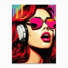 Sound Washington Retro Pop Art 14 Canvas Print