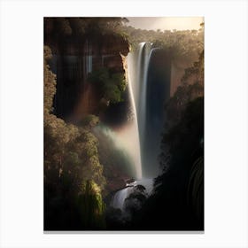 Fitzroy Falls, Australia Realistic Photograph (1) Canvas Print