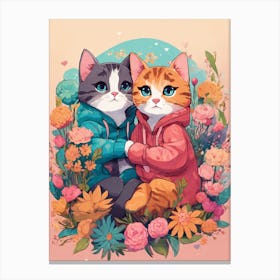 Two Cats Canvas Print Canvas Print