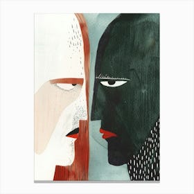 Two Faces 35 Canvas Print