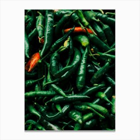 Green Spicyness Canvas Print