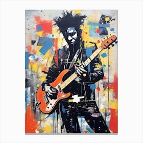 Rock star, Punk Canvas Print