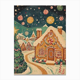 Gingerbread House Canvas Print