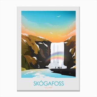 Skogafoss Iceland Canvas Print