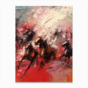 Horse Race 1 Canvas Print