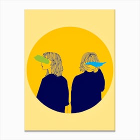 Conversations With Friends Print | Sally Rooney Book Print Canvas Print