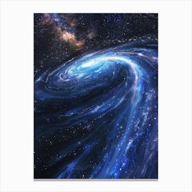 Spiral Galaxy In Space 2 Canvas Print