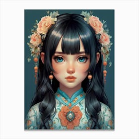 Chinese Girl Canvas Print