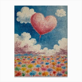 Heart Balloon 14 Canvas Print