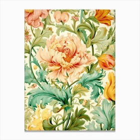 Floral Wallpaper 138 Canvas Print