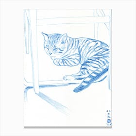 Chairo Under The Chair Canvas Print