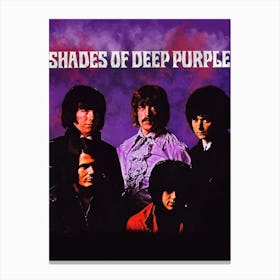 deep purple hard rock band music 5 Canvas Print