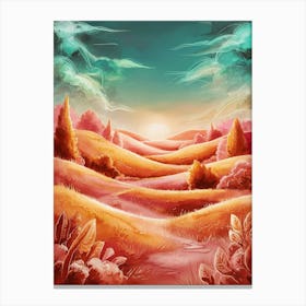 Landscape Painting 6 Canvas Print