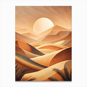 Desert Landscape 33 Canvas Print