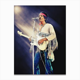 Superstars Of Jimi Hendrix 1 Canvas Print