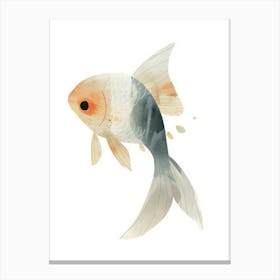 Charming Nursery Kids Animals Goldfish 3 Canvas Print