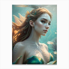 Mermaid-Reimagined 52 Canvas Print