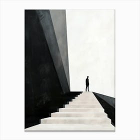 Stairway To Hell, Minimalism Canvas Print