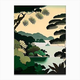 Mergui Archipelago Myanmar Rousseau Inspired Tropical Destination Canvas Print