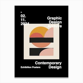 Graphic Design Archive Poster 14 Canvas Print