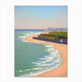 Broadstairs Beach Kent Monet Style Canvas Print