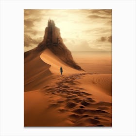 Dune Sand Castle Canvas Print