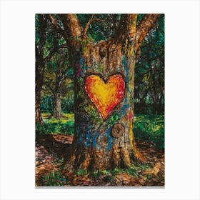 Heart Of The Forest 6 Canvas Print