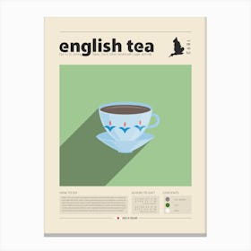 English Tea Canvas Print