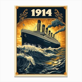 Aihrgdesign A Vintage Travel Poster Of A Grand Steamship Emba 7cac5f82 B220 4418 9c7f Afa887fbe7c3 2 Leinwandbilder