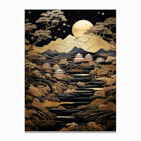 Japanese Landscape Painting 3 Canvas Print