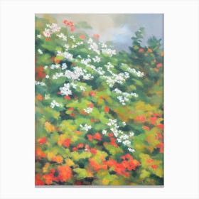 Japanese Aralia 2 Impressionist Painting Plant Canvas Print