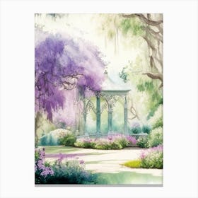 Bellingrath Gardens, 2, Usa Pastel Watercolour Canvas Print