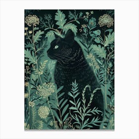 Cat In The Woods Canvas Print