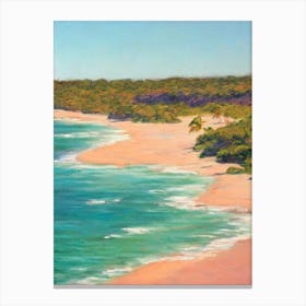 Icacos Beach Puerto Rico Monet Style Canvas Print