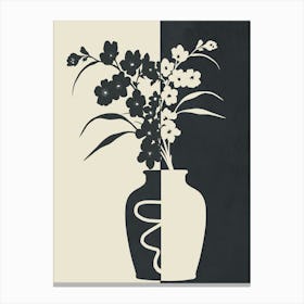 Botanical Contrast 3 Canvas Print