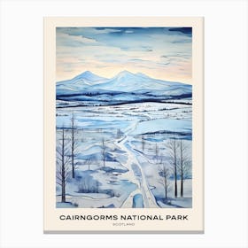 Cairngorms National Park Scotland 1 Poster Canvas Print