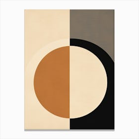 Beige Bauhaus Sankt Augustin Symmetry Canvas Print