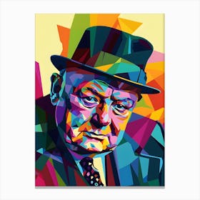 Winston Churchill Canvas Print