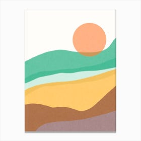 Sun Set Canvas Print