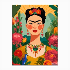A Frida Kahlo Inspired Wedding Invitation 1 Canvas Print