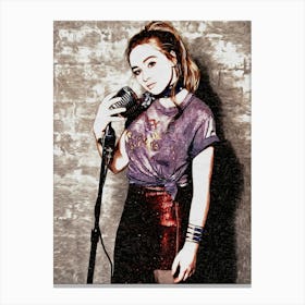 Sabrina carpenter art Canvas Print