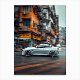 Bmw M6 Coupe In The City Canvas Print