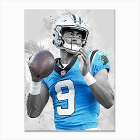 Bryce Young Carolina Panthers Canvas Print