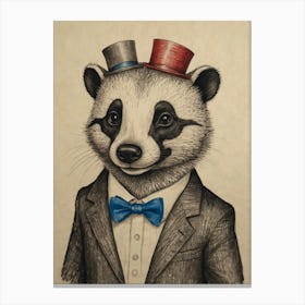 Raccoon 4 Canvas Print