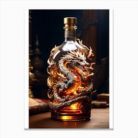Dragon Bottle Canvas Print