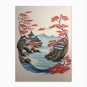 Amazing Japanese Landscape Canvas Print