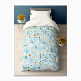 Daisy Duvet Cover Canvas Print